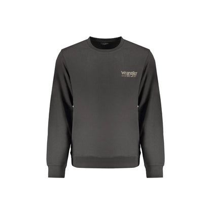 Wrangler Felpa Maniche Lunghe Uomo Nera Stampa Logo Felpe Nero - foto prodotto