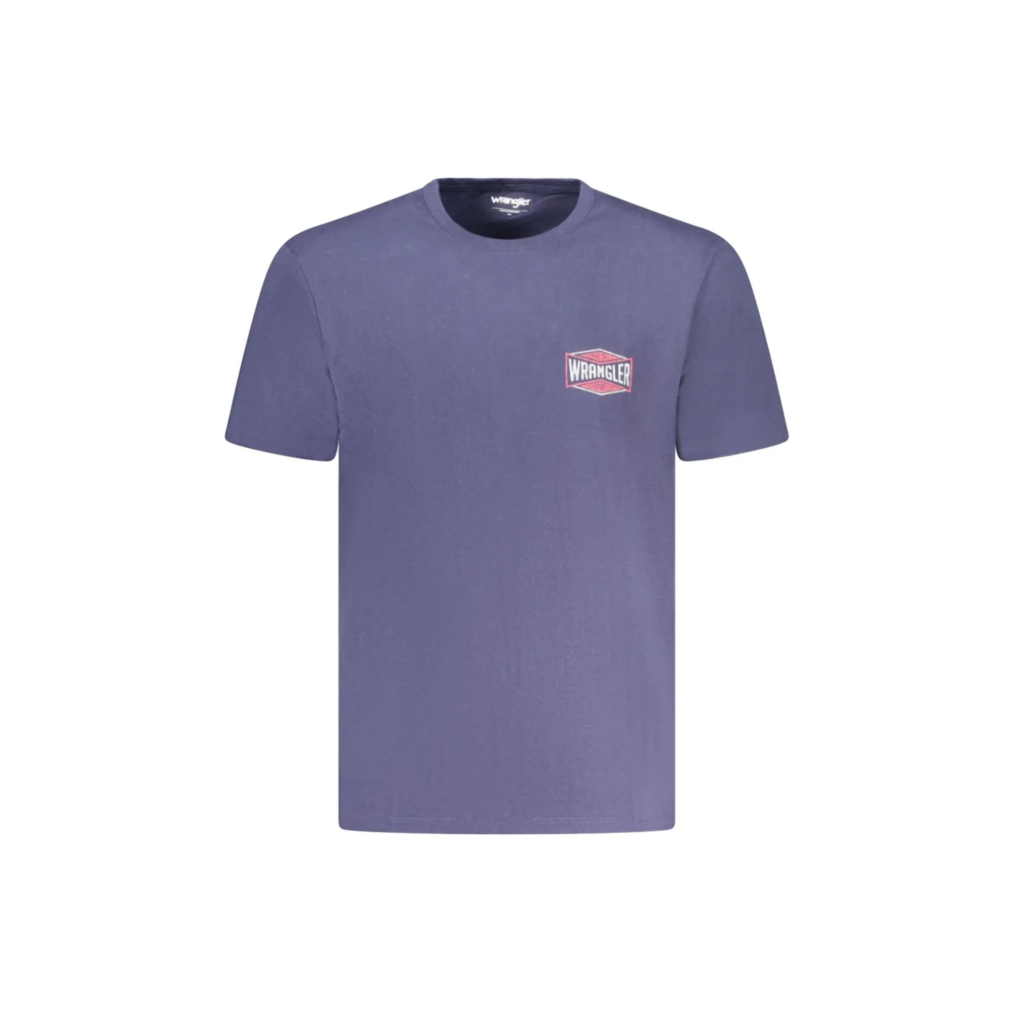 Wrangler T-Shirt Maniche Corte Uomo Blu Stampa Logo - foto prodotto