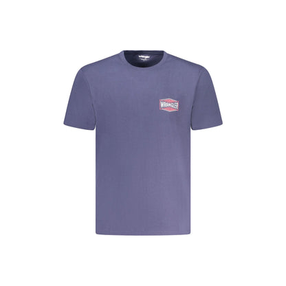 Wrangler T-Shirt Maniche Corte Uomo Blu Stampa Logo - foto prodotto