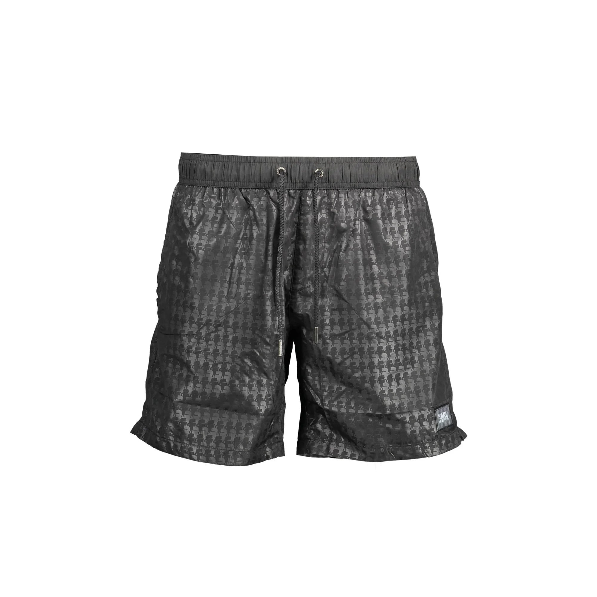 KARL LAGERFELD BEACHWEAR COSTUME PARTE SOTTO UOMO NERO