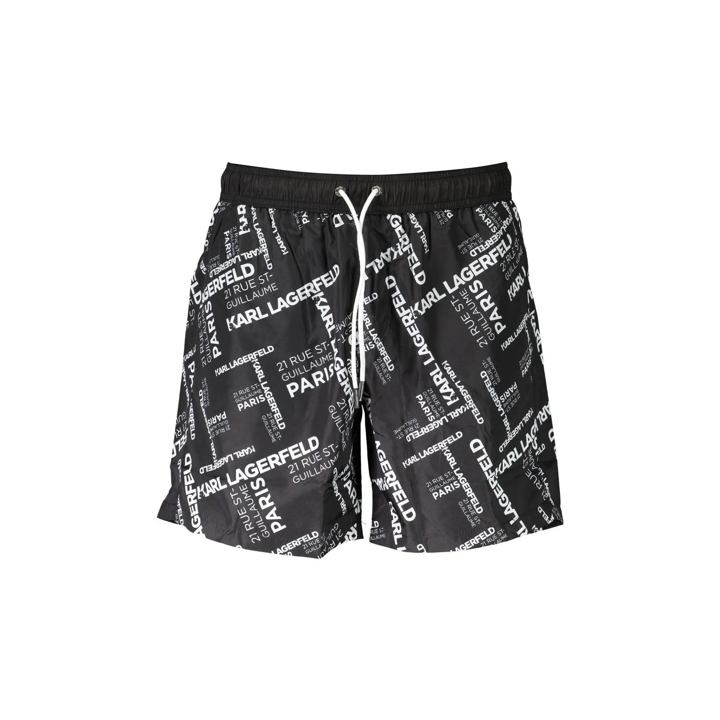 Karl Lagerfeld Beachwear Costume da Mare Uomo Nero Logo - foto prodotto