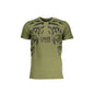 Cavalli Class T-Shirt Maniche Corte Uomo Verde Stampa - foto prodotto