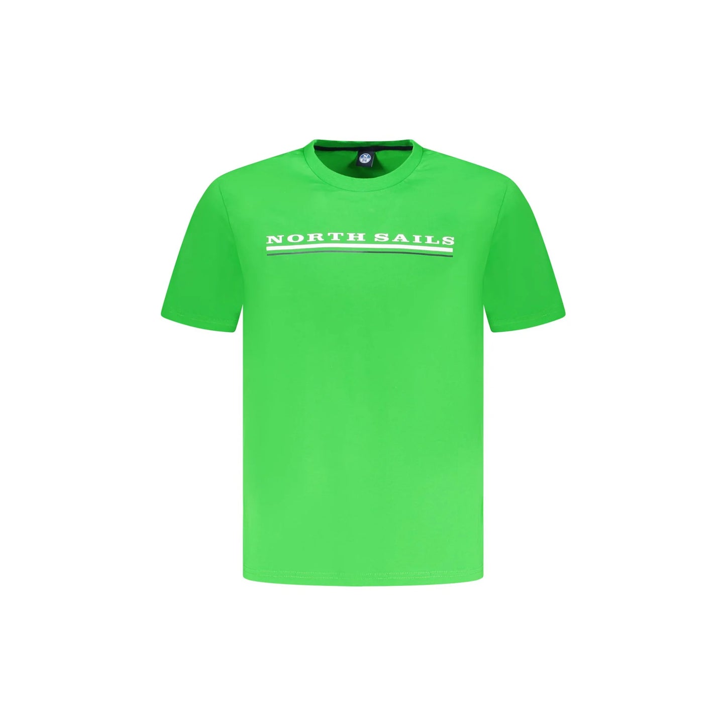 North Sails T-Shirt Maniche Corte Uomo Verde Stampa Logo - foto prodotto