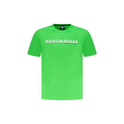 North Sails T-Shirt Maniche Corte Uomo Verde Stampa Logo - foto prodotto