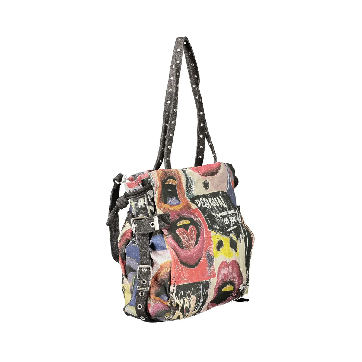 DESIGUAL BORSA DONNA NERO
