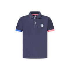 North Sails Polo de Manga Corta Niño Azul Logo