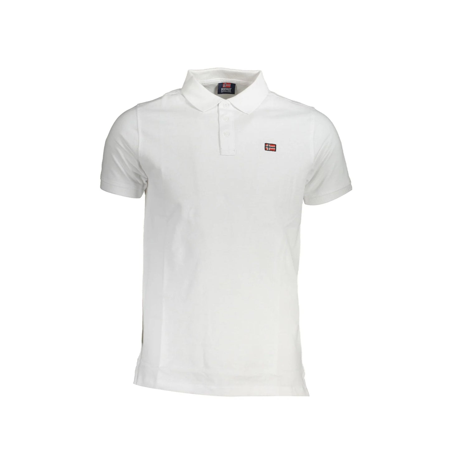Norway 1963 Polo Maniche Corte Uomo Bianca Logo Bianco - foto prodotto
