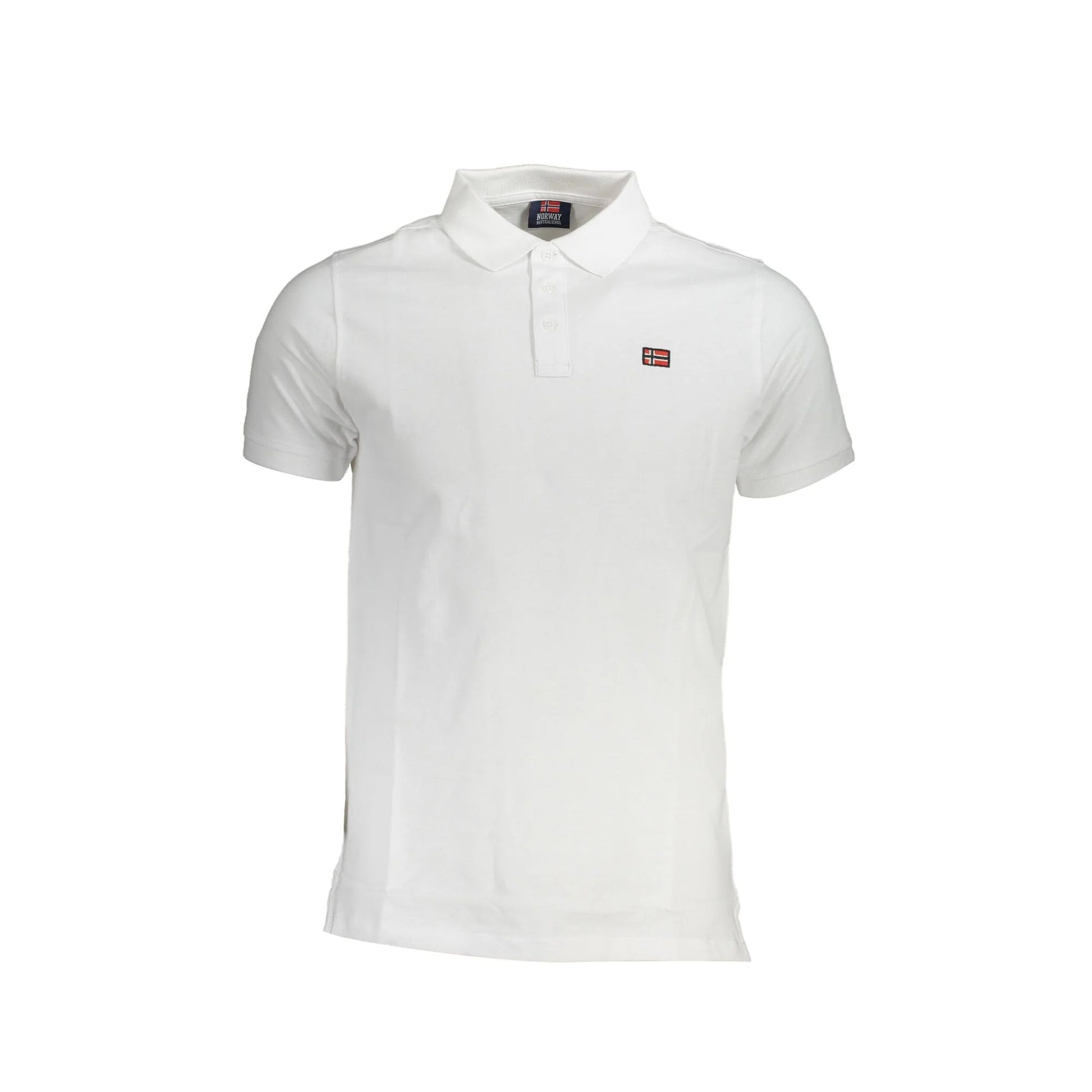 Norway 1963 Polo Maniche Corte Uomo Bianca Logo Bianco - foto prodotto