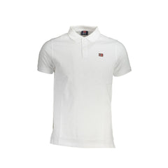 Norway 1963 Polo Krátký Rukáv Muži Bílá Logo