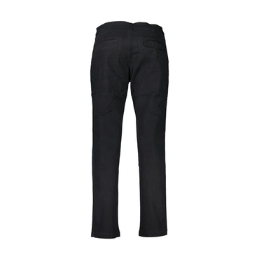 La Martina Pantaloni Uomo Nero Ricamo - vista 2