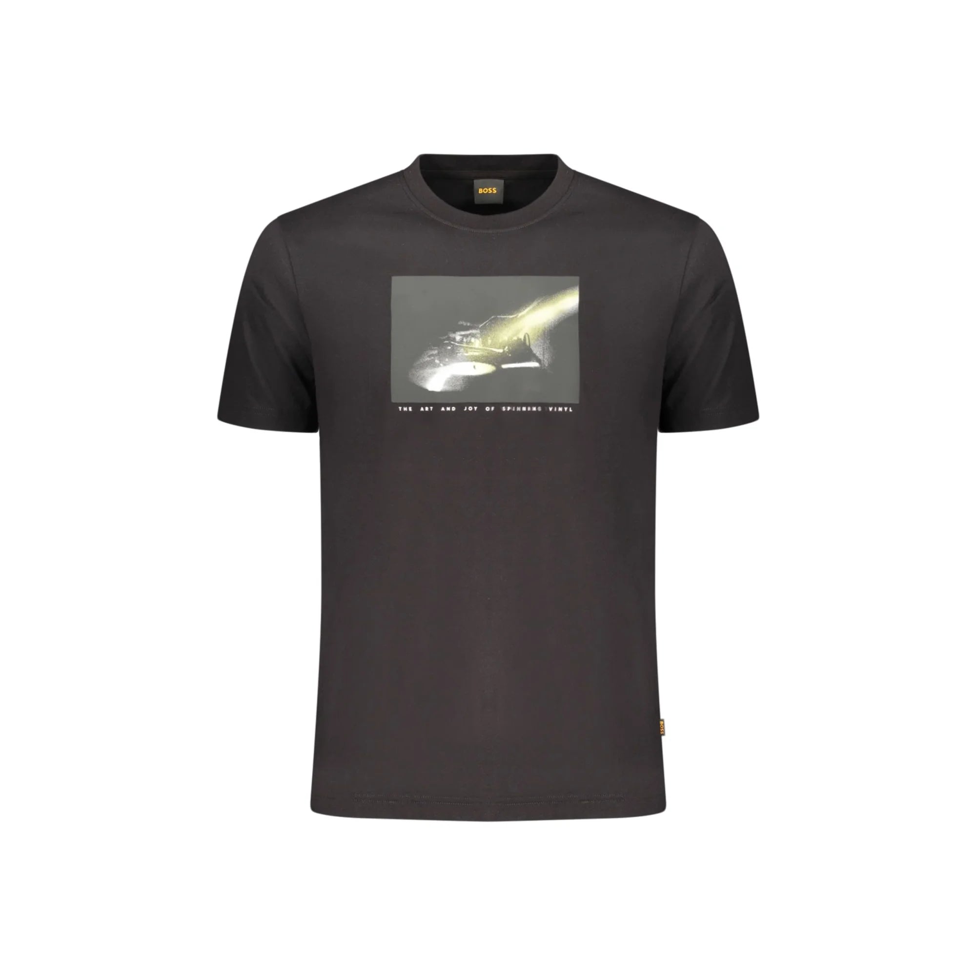 BOSS T-SHIRT MANICHE CORTE UOMO NERO