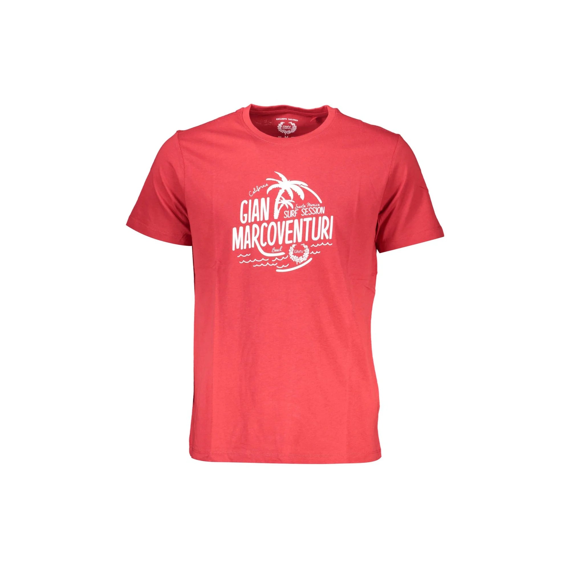 GIAN MARCO VENTURI T-SHIRT MANICHE CORTE UOMO ROSSO