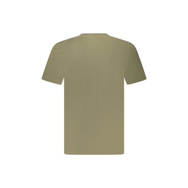 Timberland T-Shirt Maniche Corte Uomo Verde Stampa Logo - vista 2