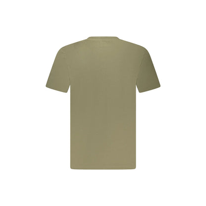Timberland T-Shirt Maniche Corte Uomo Verde Stampa Logo - vista 2