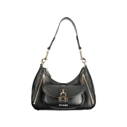 Guess Jeans Borsa a Spalla Donna Nera Logo Borse Nero - foto prodotto