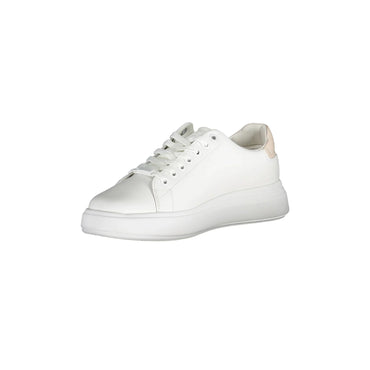 CALVIN KLEIN Scarpe Sneakers Donna Bianche con Dettagli a Contrasto bianco - vista 2