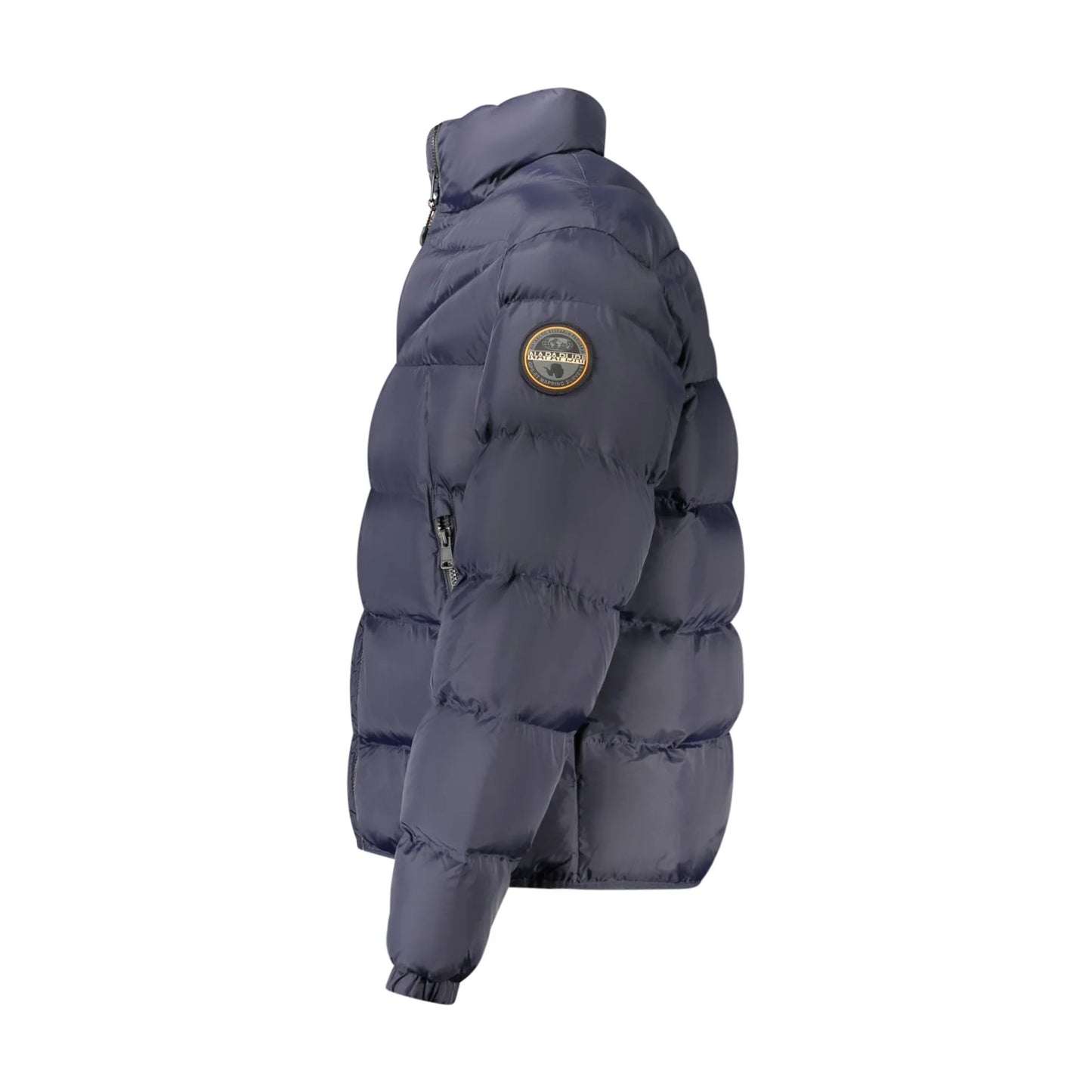 Napapijri Giubbotto Uomo Blu Relaxed Fit con Tasche e Dettagli Logo Giubbotti e Giacche - vista 3