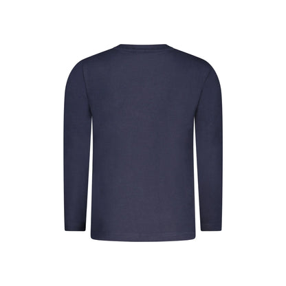 North Sails T-Shirt Bambino Maniche Lunghe Girocollo Cotone Logo Ocean Positive unisex - vista 2