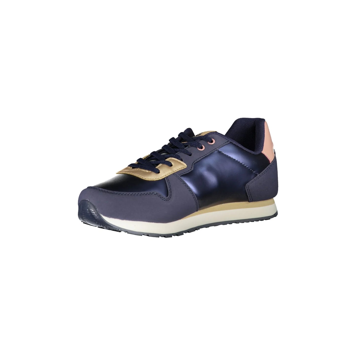 U.S. POLO ASSN. Scarpe Sneakers Donna Blu con Stampa e Dettagli a Contrasto - vista 2