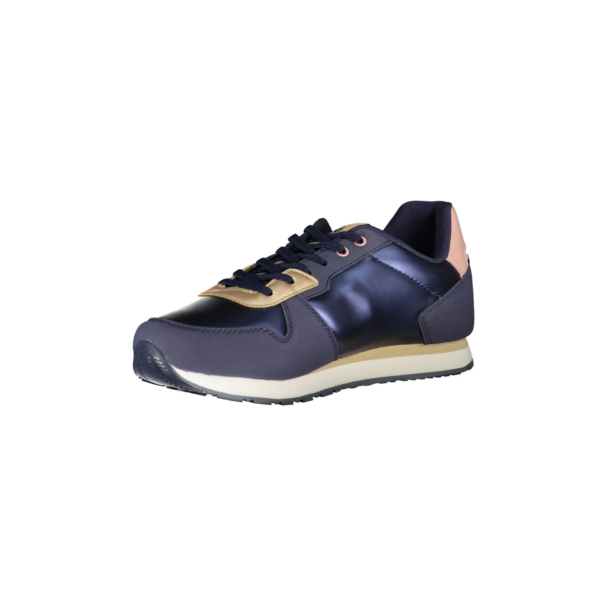 U.S. POLO ASSN. Scarpe Sneakers Donna Blu con Stampa e Dettagli a Contrasto - vista 2