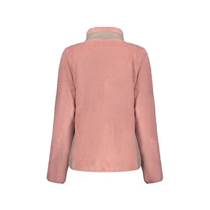 Norway 1963 Felpa Donna Rosa con Zip Peluche Applicazione Logo Felpe - vista 2