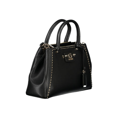 Guess Jeans Borsa a Tracolla Donna Nera Logo Borse nero - vista 3