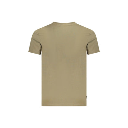 Timberland T-Shirt Maniche Corte Uomo Verde Stampa Logo - vista 2