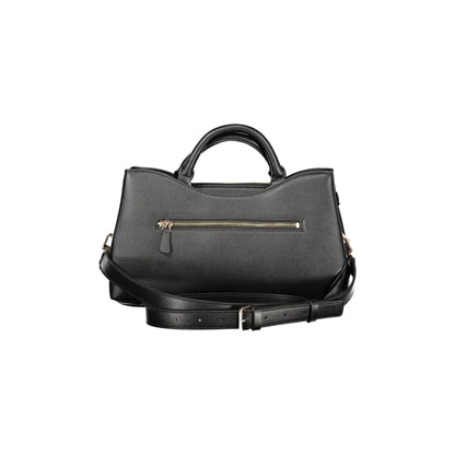 Guess Jeans Borsa a Tracolla Donna Nera Logo Borse nero - vista 2