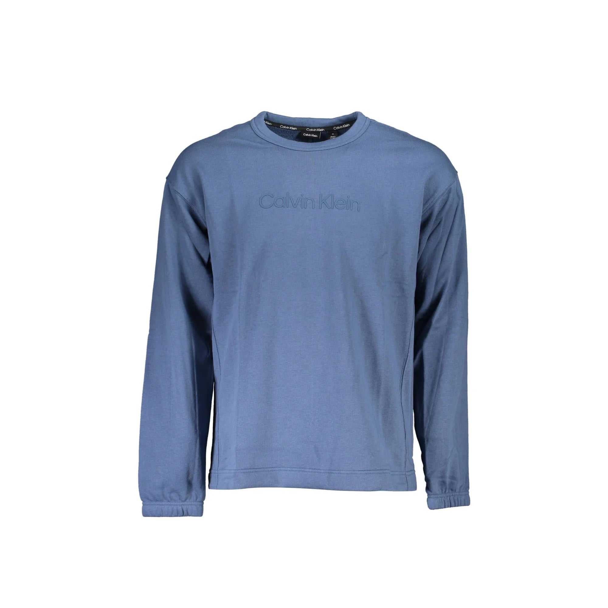 CALVIN KLEIN FELPA SENZA ZIP UOMO BLU