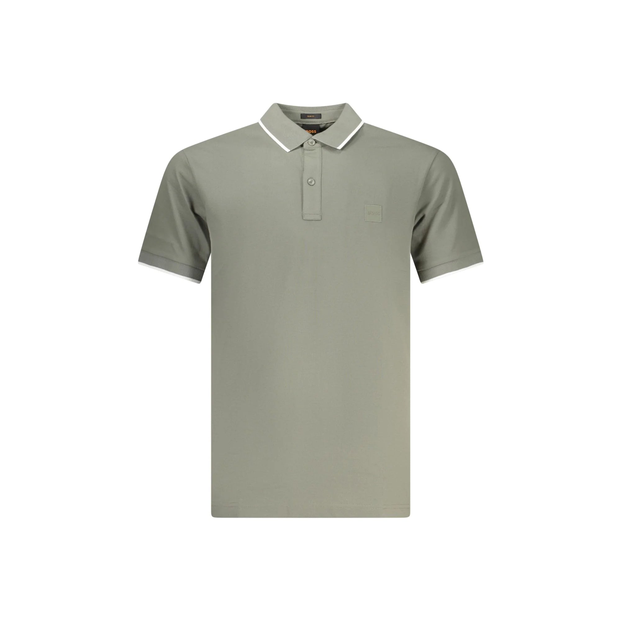 BOSS POLO MANICHE CORTE UOMO VERDE