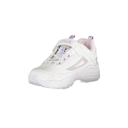 Fila Sneakers Bambina Bianche Sportive Strappo Logo unisex bianco - vista 3