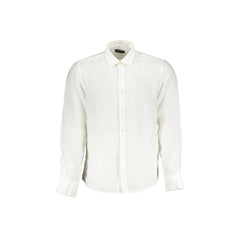 North Sails Camicia Maniche Lunghe Uomo Bianca Ricamo