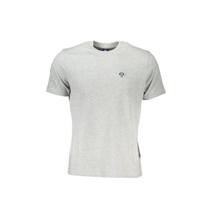 North Sails T-Shirt Maniche Corte Uomo Grigia Logo Grigio - foto prodotto