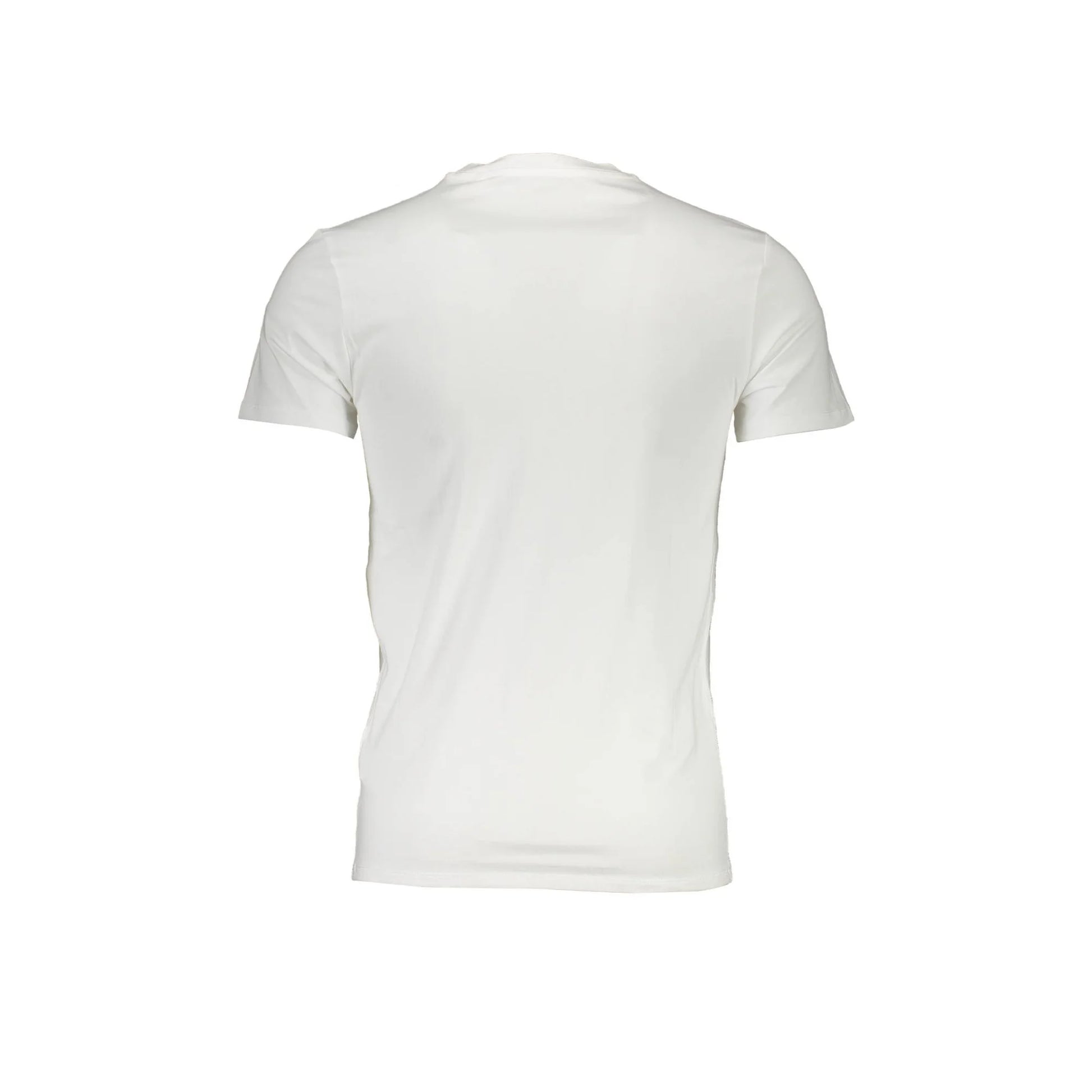 Guess Jeans T-Shirt Maniche Corte Uomo Bianca Logo bianco - vista 2