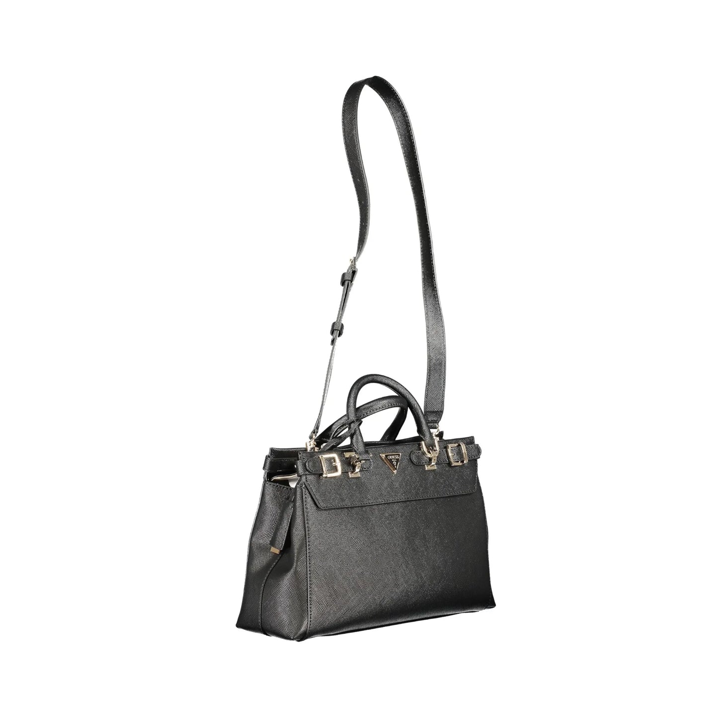 GUESS JEANS Borsa Donna a Mano Nera Levante con Tracolla e Zip Borse nero - vista 3