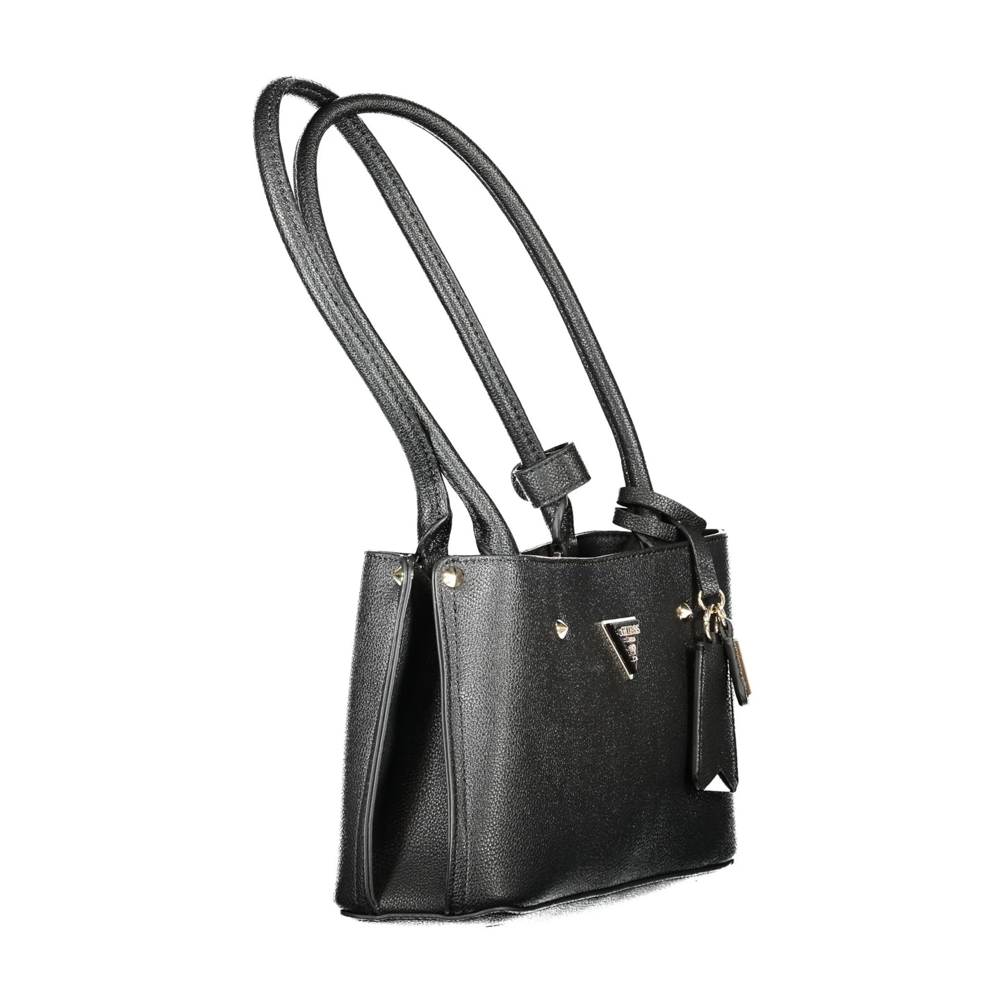 Guess Jeans Borsa a Spalla Donna Nera Logo Borse nero - vista 3