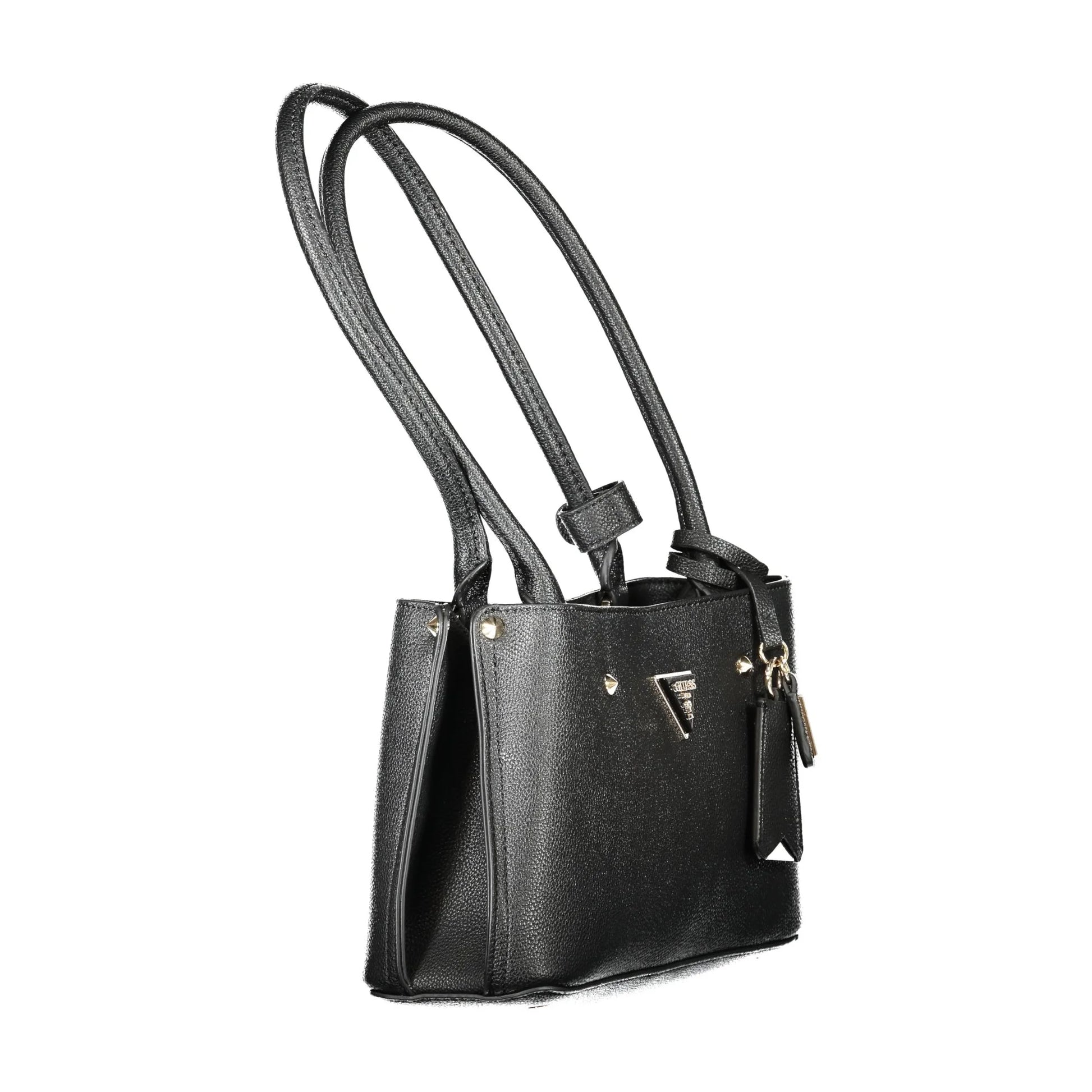 Guess Jeans Borsa a Spalla Donna Nera Logo Borse nero - vista 3