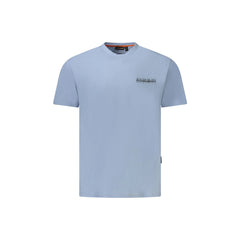 Napapijri T-Shirt Μανίκια Κοντά Ανδρική Γαλάζια Εκτύπωση Λογότυπο