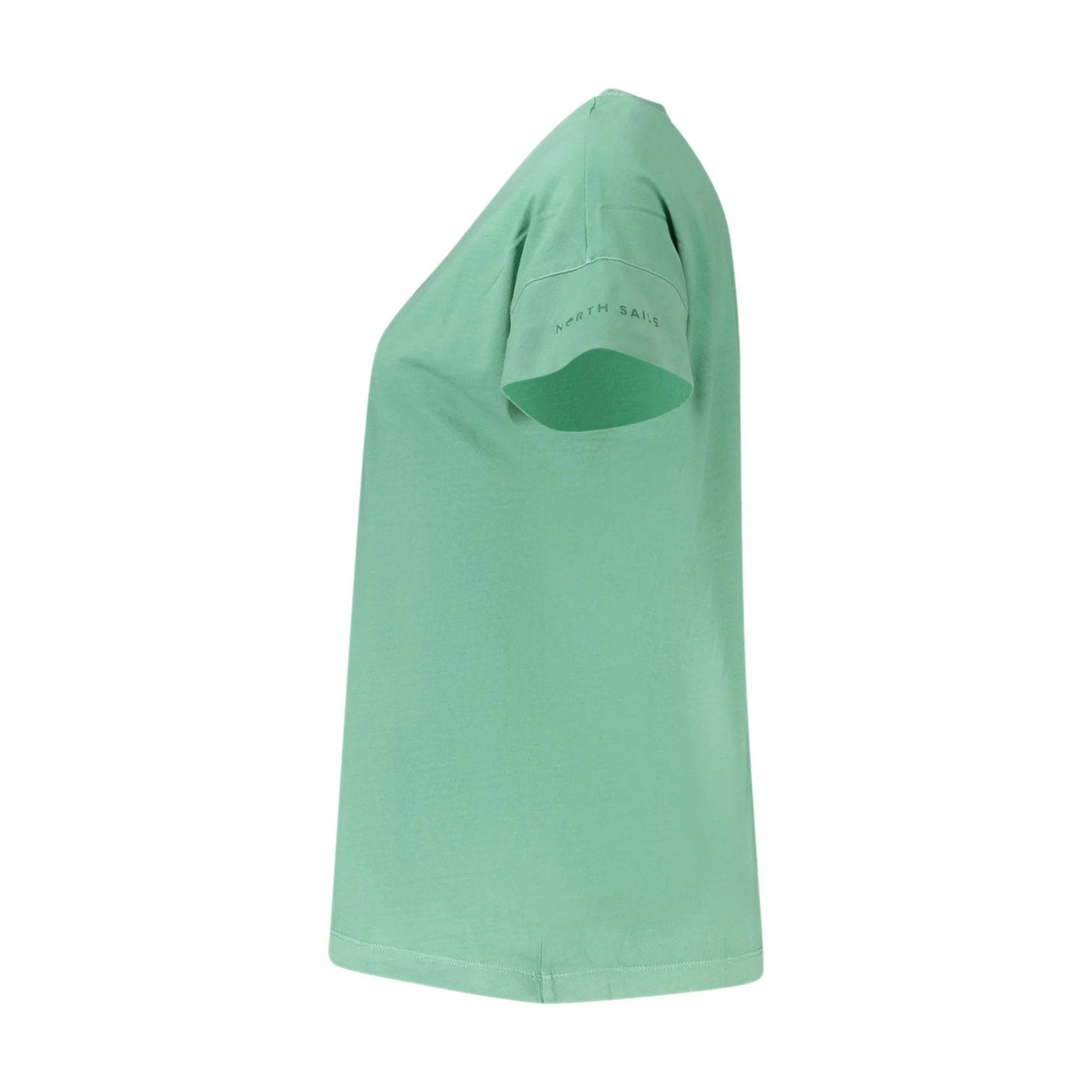 North Sails T-Shirt Maniche Corte Donna Verde Stampa in Rilievo - vista 3