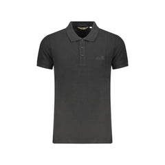 Ellesse Poloshirt Kurzarm Herren Schwarz Stickerei