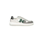 CALVIN KLEIN Scarpe Sneakers Uomo Bianche con Dettagli Grigio Verde e Nero Bianco - foto prodotto