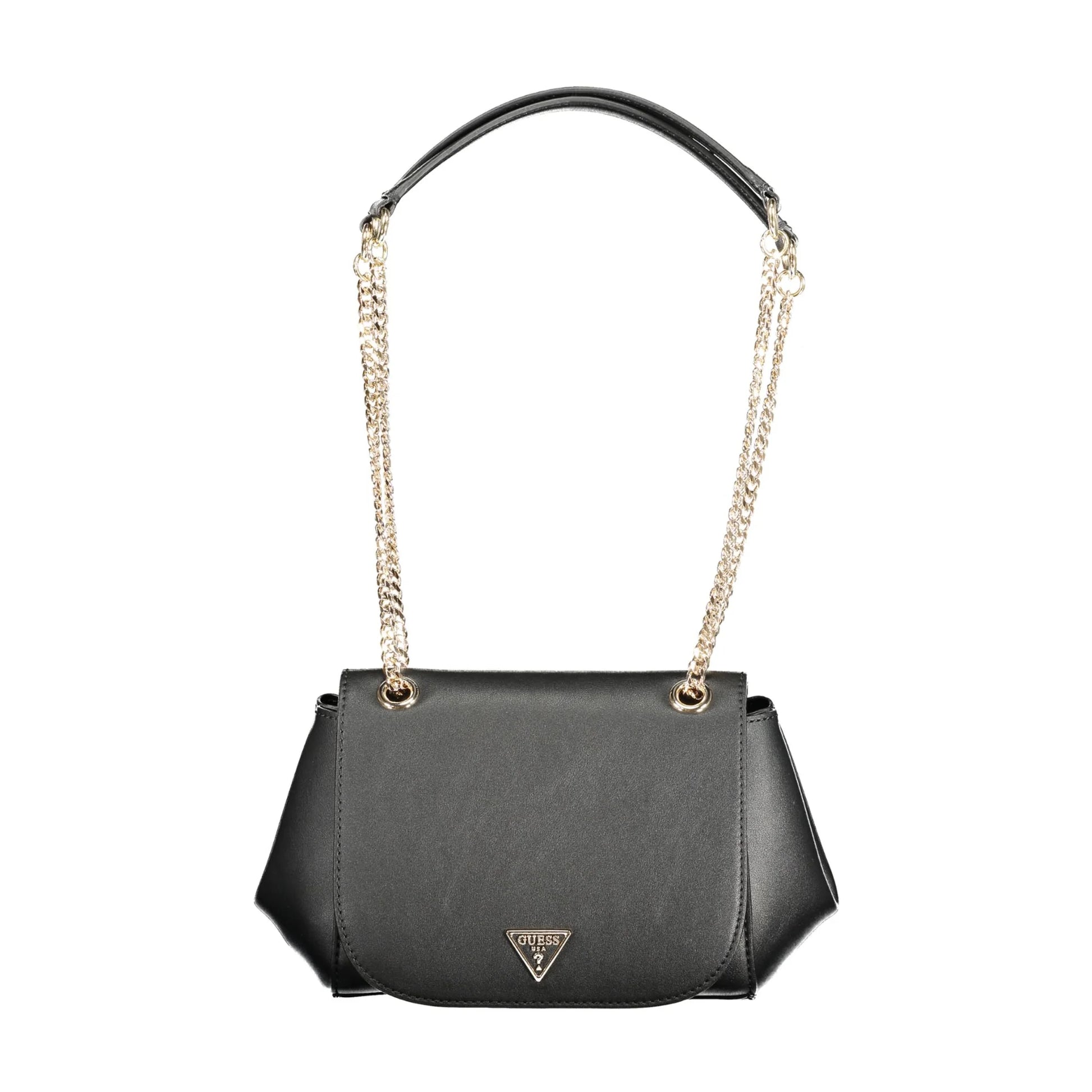 Guess Jeans Borsa a Spalla Donna Nera Logo Borse Nero - foto prodotto