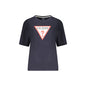 Guess Jeans T-Shirt Maniche Corte Donna Blu Stampa Logo - foto prodotto
