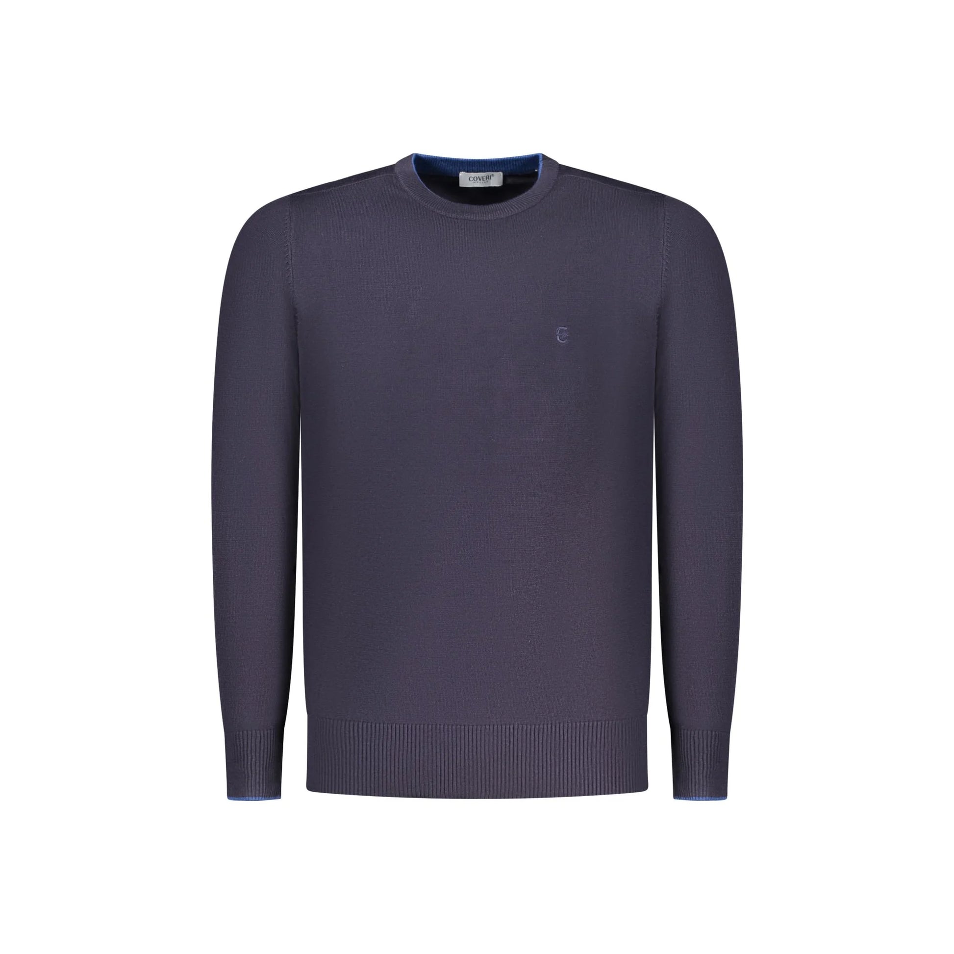 Coveri Moving Maglia Uomo Blu Ricamo Maglie - foto prodotto