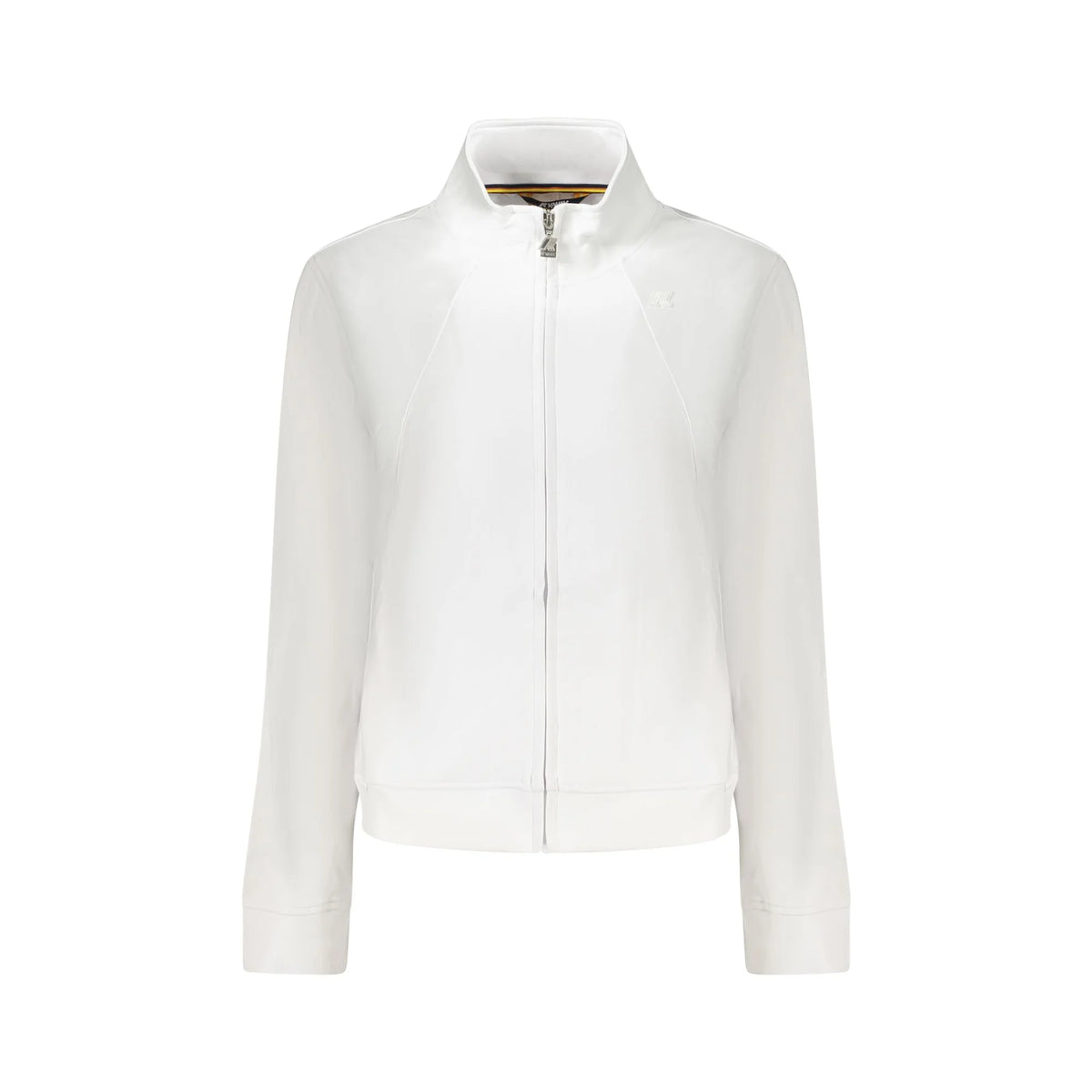 K-WAY FELPA CON ZIP DONNA BIANCO