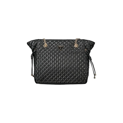 Guess Jeans Borsa a Spalla Donna Nera Logo Borse Nero - foto prodotto