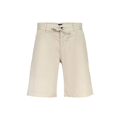 Boss Bermuda Masculina Bege com Logo