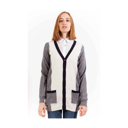 GANT CARDIGAN DONNA GRIGIO
