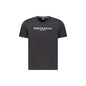 North Sails T-Shirt Maniche Corte Uomo Nera Stampa Logo Nero - foto prodotto