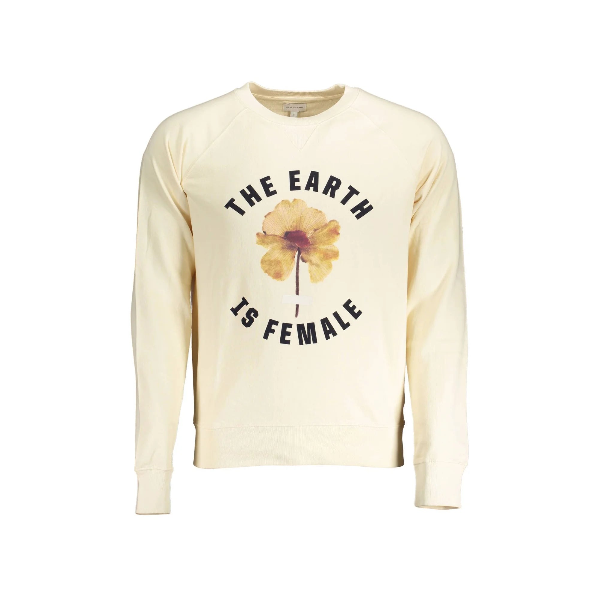GANT FELPA SENZA ZIP UOMO BEIGE